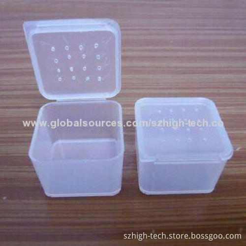 Plastic package box for packing small items